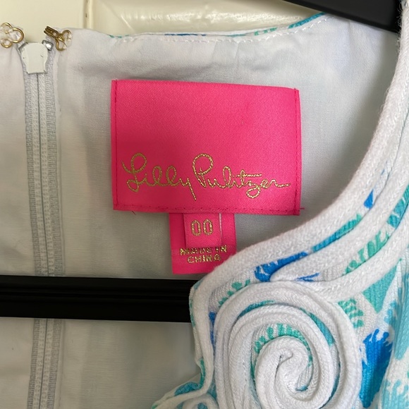 Lily Pulitzer Bondi Blue Scuba Doo Shift Dress - Picture 5 of 8